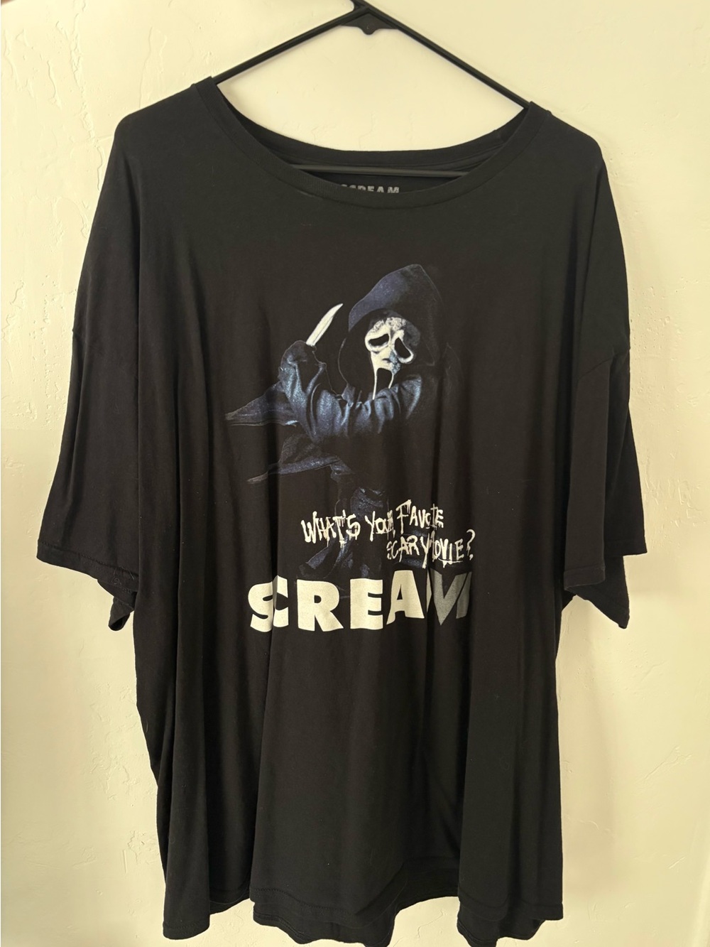 Scream Graphic Tee - Black